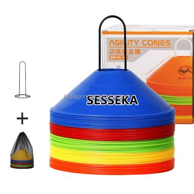 China PE Factory Wholesale High Quality PE Many Colors Sports Marker Disc Cone Football Agility Training Training Speed Cones for sale