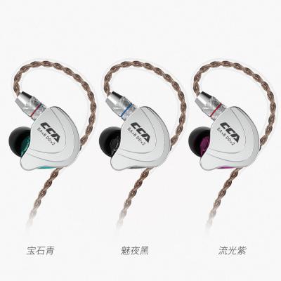 China CCA C10 Hybrid In-Ear Units Headphones High Fidelity In Ear Headphones Bass Stereo Wired Earbuds Headset With Ergonomic Fit Design For Gaming Music for sale