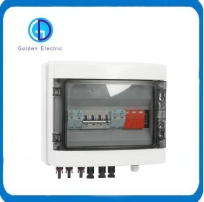 China Caja de combinación de 3 cuerdas de larga duración 1000V Gd-PV4/1 Funcionamiento confiable con SPD y fusible en venta