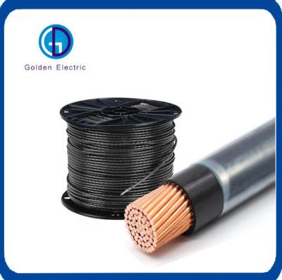 China Zwart PVC isolatie koper PV draad waterdicht met nylon jas 5.5mm Te koop