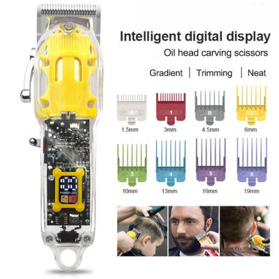China High Speed Motor Barber Clippers Professional For Hair Cutting Kit With Electric Shaver Beard Trimmer Hair Clippers Men for sale