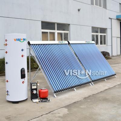China Ali outdoor split solar water heater system, swimming pool heat exchanger for solar water heater for sale