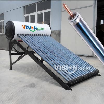 China Outdoor Compact High Pressure Solar Water Heaters With Heat Pipe for sale