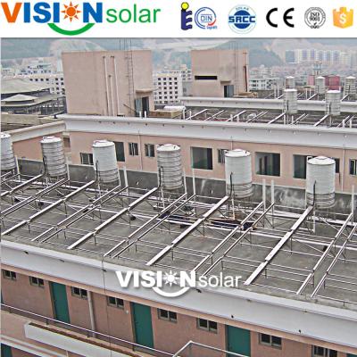 China Stainless Steel Vacuum Tube Solar Collector Projects For Hot Water / Floor / Pool for sale
