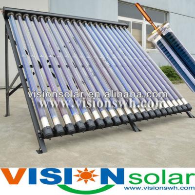 China Solar Water Heater Most Efficient Super Metal Heat Pipe Collector for sale
