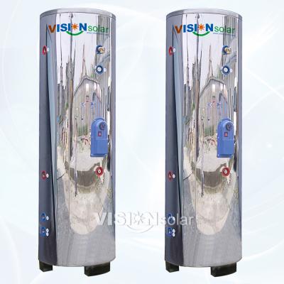 China Hot Water Storage Stainless Steel Solar Hot Water Pressure Tank With Coil for sale
