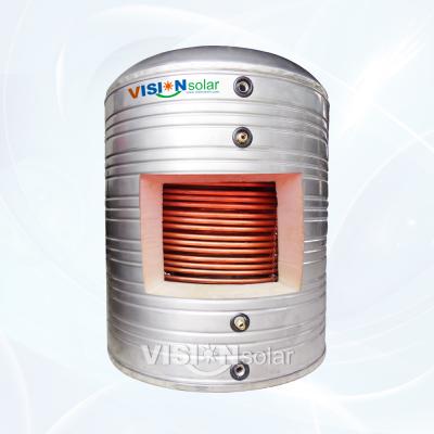 China Insulated Hot Water Storage Stainless Steel Hot Water Tank With Heat Exchanger for sale