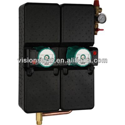 China Intelligent Solar Circulation Workstation Active Solar System Double Pump for sale