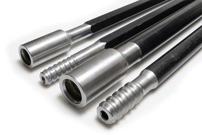 China 114mm Drill Extension Rod , DTH Drill Pipe For Connecting DTH Hammer And Button Bits for sale