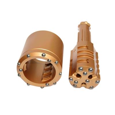 China T38 Thread Symmetrix DTH Drilling System , Crown Drill Bits Casing 89mm for sale