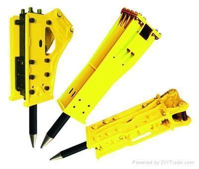 China Side Type Demolition Accessories Hydraulic Demolition Hammer For Crawler Excavator for sale