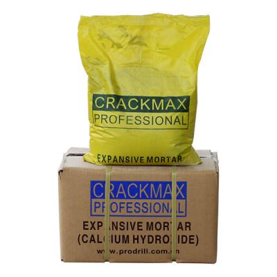 China CRACKMAX Chemical Demolition Agents Stone Cracking Powder High Range Form for sale
