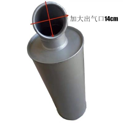 China Carbon Steel Suitable For High Quality Round Exhaust Muffler Truck Exhaust System Muffler 5