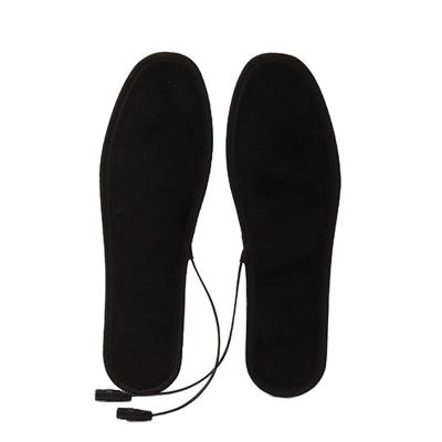 China Three-speed Rechargeable Invisible Adjustable Temperature Usb Insole Heating Insole Foot Paste Electric Heating Insole for sale