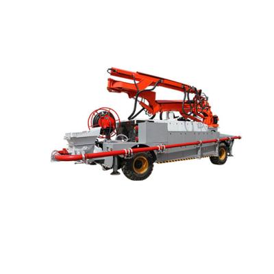 China Construction works Large Type Concrte Spraying Unit Machine Shotcrete Handler for sale