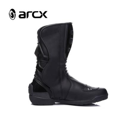 China ARCX Anti-slippery Motorcycle Shoes Leather Motorcycle Shoes Motorbike Racing Boots Motorcycle Riding Boots for sale