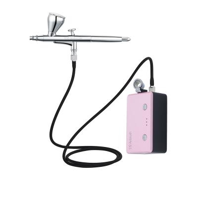 China 519 Airbrush Spray Machine Tanning Airbrush Set Mini Spray Gun Nails Cake Make Up AF200-3S for sale