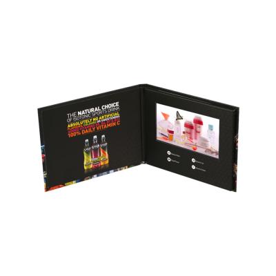 China Landschaft-LCD-Videovisitenkarte für die Werbung von ODM Größe des Gedächtnisses A5 des Geschenk-128MB zu verkaufen