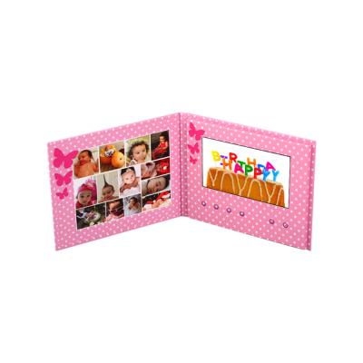 China Multimedia-Spieler-Markenvideobroschüren-Einladungskarte 7inch LCD für Geschäftsmarketing-Werbung zu verkaufen