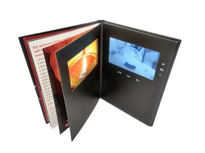 China Folleto video del promo de Facevideo, ODM electrónico de comercialización del libro video 4GB en venta