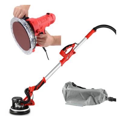China High Speed Handheld Electric Ceiling Cement Drywall Sander Led Sander Lightweight Wall Drywall Sanding Machine 112*28*21cm for sale