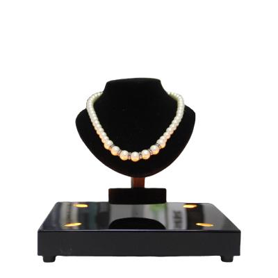 China HCNT Acrylic Rotating Advertising Display Stand Magnet Levitating Display Racks For Jewelry for sale
