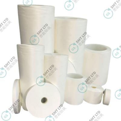 China Microfiber Reel Dust Free Wiping Cloth Cover Board Wipe Machine Roll Cloth 25*50M for sale