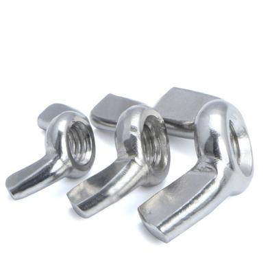 China WING NUTS DIN315 Rounded Wings M8 M10 SS304 Butterfly Nuts Precision Casting DIN 315 for sale