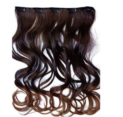 China Grampo de seda de Coreia na vista natural resistente ao calor das extensões sintéticas do cabelo à venda