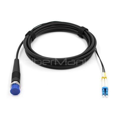 Cina RDC Socket to LC/UPC 2 Core OS2 Outdoor G657A1 TPU Jacket Patch Cord in vendita