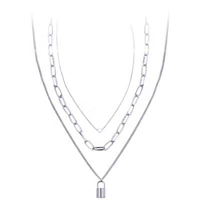 China Custom made custom made alloy necklace logo necklaces maker wholesale material professional ENVIRONMENTALLY FASHIONABLE for sale