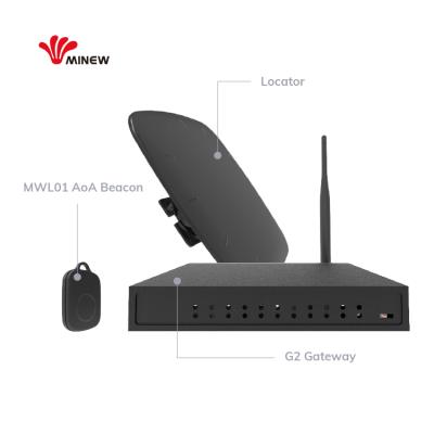 China Real-Time Indoor Positioning and Assets Tracking IOT System (RTLS) BLE 5.1 AoA G2 Real-Time Transit Tracking Kit AoA E5 Beacons for Locating People and Assets for sale