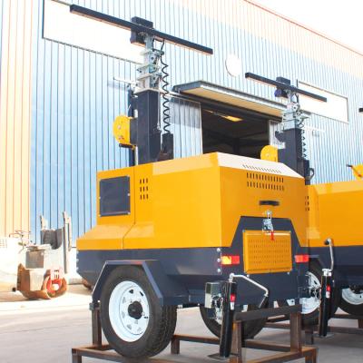 Chine 4*400w projecteurs Tour d'éclairage de construction avec une durée de vie de 4000 heures à vendre