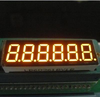 Chine Ambre alphanumérique d'affichage à LED 6 de segment continu du chiffre 7 0,36 pouces à vendre