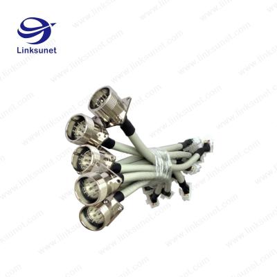 China El conector lapón de cobre plateado de la aleación de la plata 9pin añade la haz de cables del AWG de LIYCY 26-18 en venta