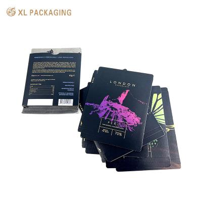 Chine Boîte cadeau en papier pliable de chocolat de mariage Emballage imprimé Logo en relief de qualité alimentaire à vendre