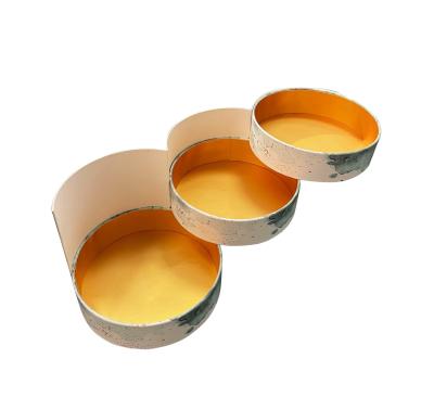 China Hot Stamping Surface Handling Customized Luxury Three Layers Round Shape Cylinder Paper Tube for Chocolate Tea in CMYK Color for sale