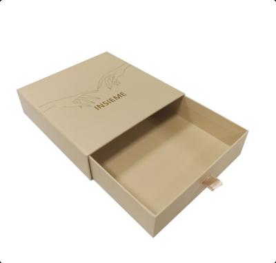 China Hard Rigid Paper Wine Packaging Box Luxury Cardboard Drawer Box Customized for sale