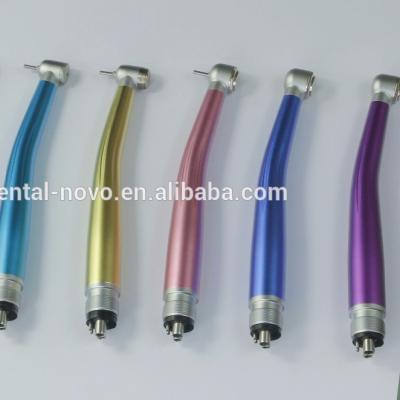China Clinic Dental Lady Handpiece / High Speed Push Button Handpiece / Colorful Dental Handpiece for sale
