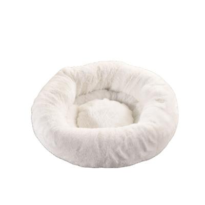 China Comfortable Luxury Pet Cat Bed Cat House For Amazon Style Cotton Pets Beds Breathable Warm Winter All Season for sale