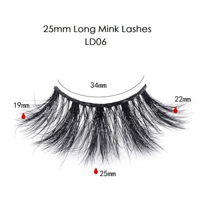 China Black Mink Eyelashes Chinese Wholesale Vendors 25mm Cotton Strip Faux Eyelashes Make Your Own Highlights for sale