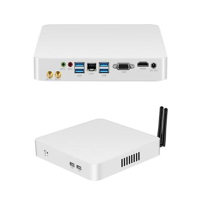 China Intel Core i5 Processador Mini PC Ethernet único Alumínio Mini computador de mesa à venda