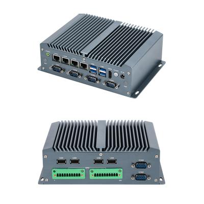 中国 扇風機のない産業用PC インテルコアi5 8250U 4 イーサネット GPIO ミニコンピュータ COM 販売のため