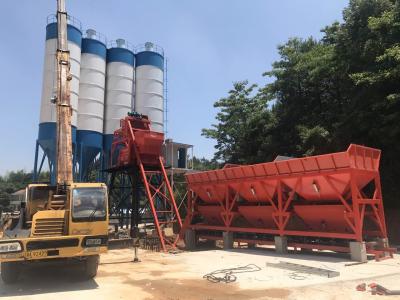 Chine 75 m3/h Usine stationnaire de battage du béton 60 Tph à vendre