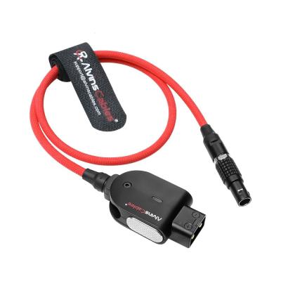 China Alvin's Cables Smart D-tap to 2 Pin Male Braided Power Cable for BMPCC Pyxis|Teradek|SmallHD|Z-CAM Flexible Braided 45cm|18inches, Black for sale