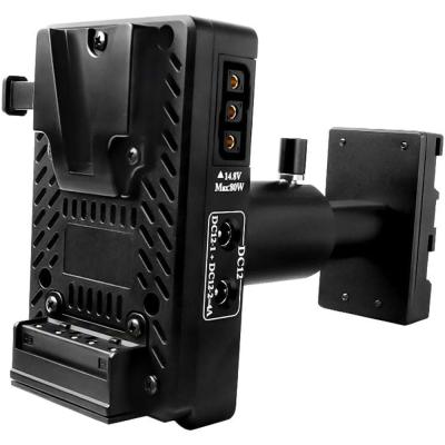 China Alvins V-Mount Battery to BP-U Battery Conversion Adapter Plate for Sony PXW-FX9 FX6 FS7 FS5, PMW-300K1 PMW-EX1, Replace of BP-U90/U96/U60/U30 Adjustable Multiple Outputs for sale