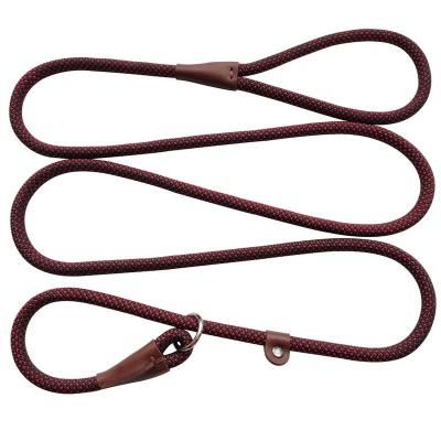 China Durable 7FT Slip Lead Dog Leash, Strong Nylon Dog Training Leash, 1/4 & 1/2 Rope Inch Diameter Lead For Small Medium Large Dogs for sale