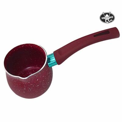 China Sustainable Mini Red Non Stick Stainless Steel Coffee Pot for sale