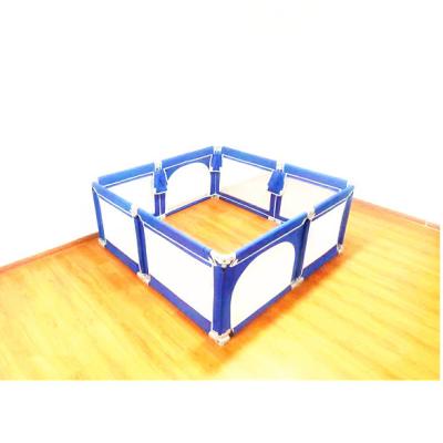 China Modern High Quality Square Baby Safety Fence New Baby Safety Fence Blue Cotton Baby Products Playpen for sale