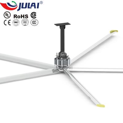 China Warehouse JULAI RTS 6.1m/20ftHigh Volume HVLS Low Speed Industrial Fan With Aerometal Big Blades BLDC Ceiling Fan For Industrial Factory for sale